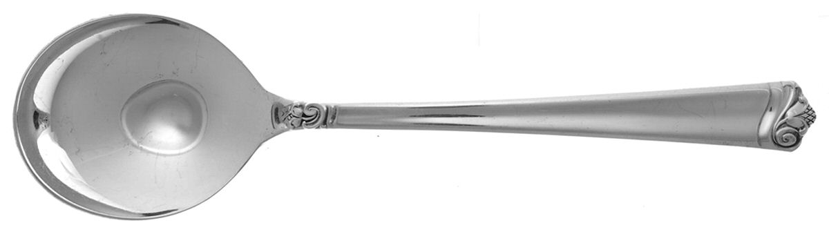 Bright Future (Silverplate, 1954) Round Bowl Soup Spoon (Gumbo) by International Silver-1