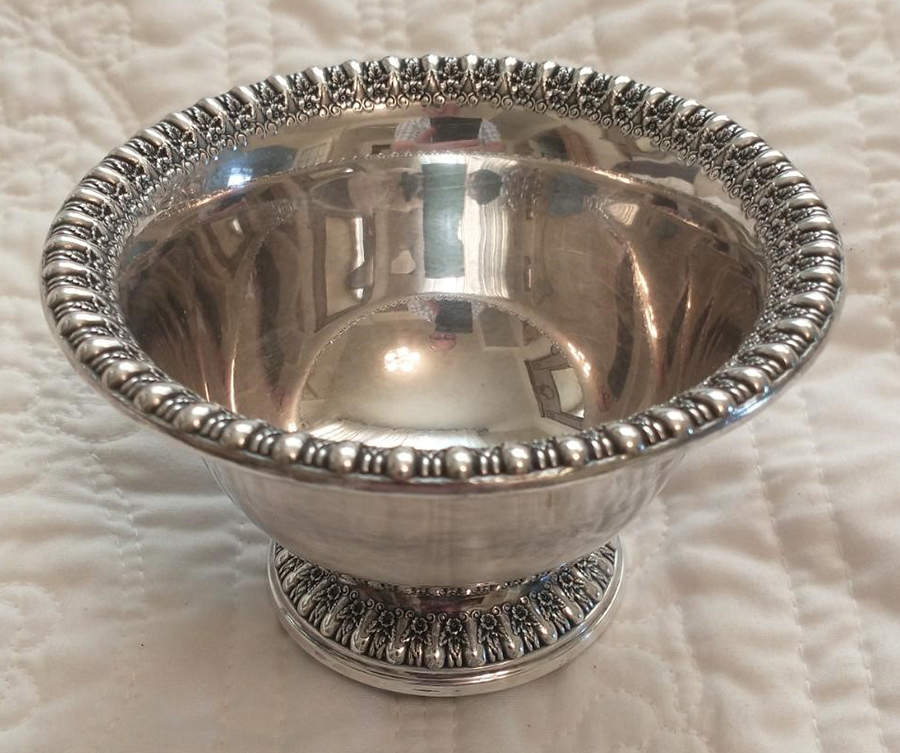 Brandon Hall (Silverplate, Hollowware) Silverplate Mayonnaise Bowl by International Silver-1