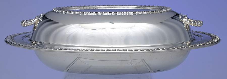 Brandon Hall (Silverplate, Hollowware) Double Vegetable Bowl by International Silver-1