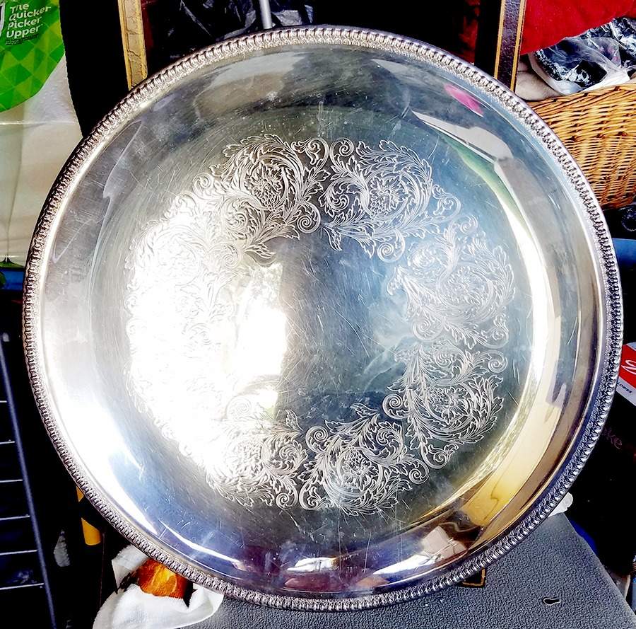 Brandon Hall (Silverplate, Hollowware) Silverplate Aspic Tray by International Silver-1