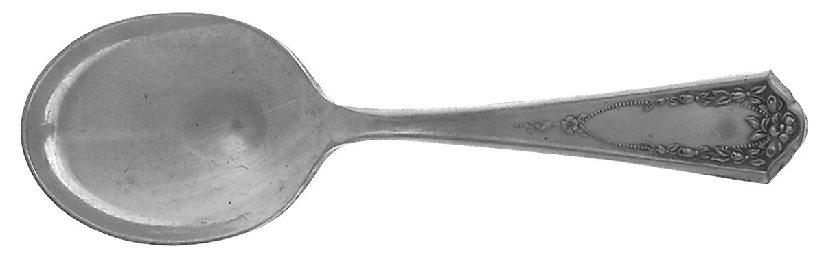 Bride (Silverplate, 1923) Straight Handle Baby Spoon by International Silver-1