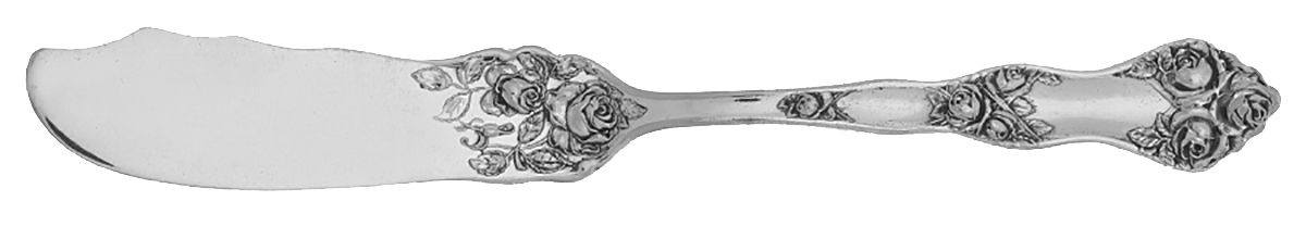 Bride (Silverplate, 1909) Flat Handle Master Butter Knife by International Silver-1