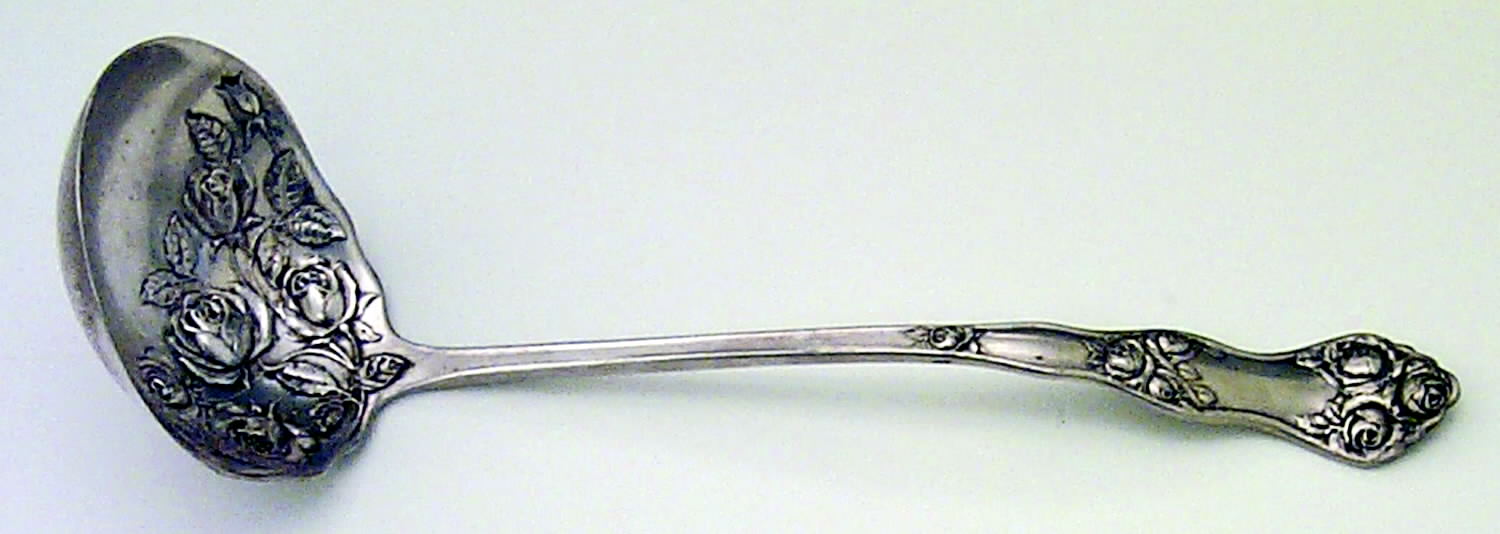 Bride (Silverplate, 1909) Solid Piece Cream Ladle by International Silver-1