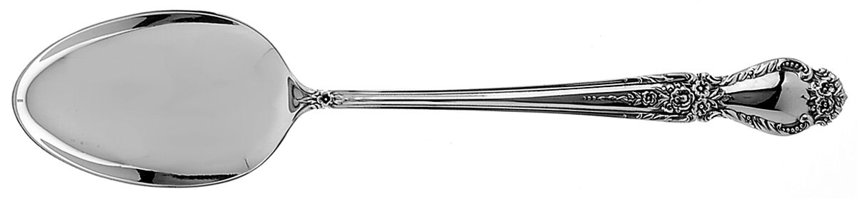 Brocade (Sterling, 1950) Dessert/Oval Soup Spoon by International Silver-1