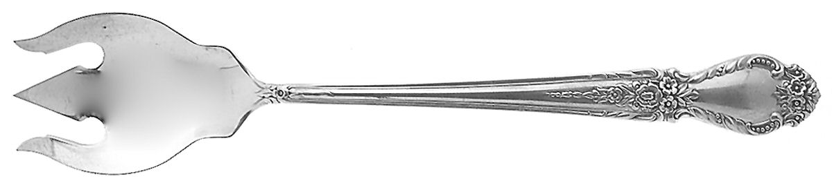 Brocade (Sterling, 1950) Ice Cream Fork by International Silver-1