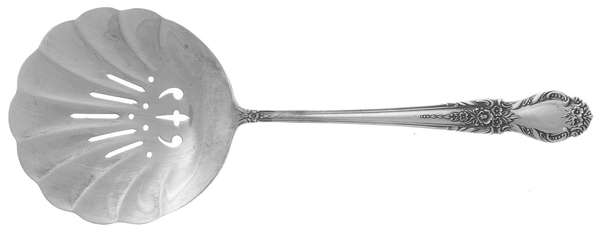 Brocade (Sterling, 1950) Tomato Server, Solid Piece by International Silver-1