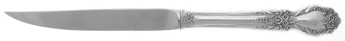 Brocade (Sterling, 1950) Individual Steak Knife Hollow Handle by International Silver-1