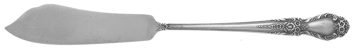 Brocade (Sterling, 1950) Flat Handle Master Butter Knife by International Silver-1