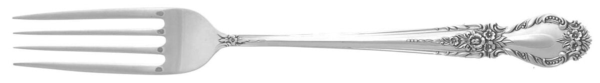 Brocade (Sterling, 1950) Fork by International Silver-1