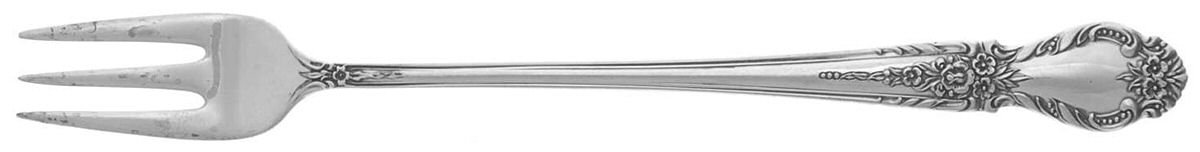Brocade (Sterling, 1950) Cocktail/Seafood Fork by International Silver-1