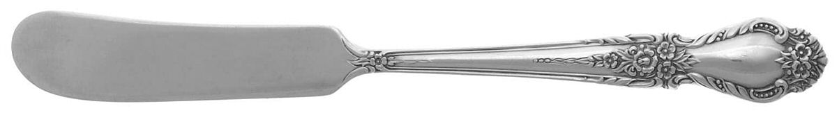 Brocade (Sterling, 1950) Flat Handle Butter Spreader by International Silver-1