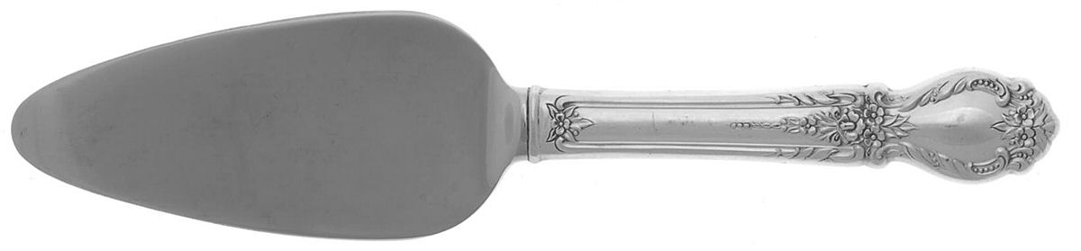 Brocade (Sterling, 1950) Cheese Server with Stainless Blade by International Silver-1