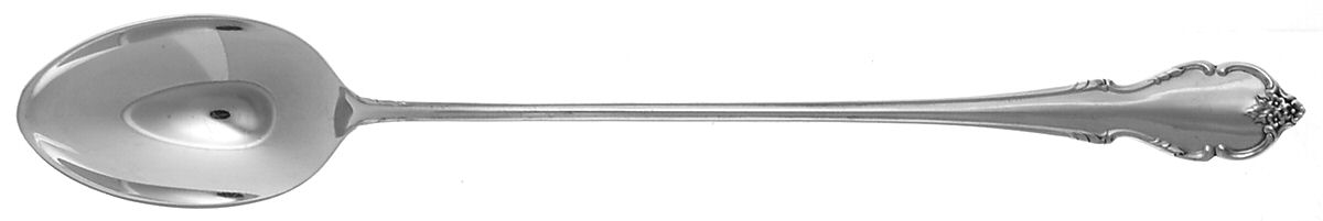 Breton Rose (Sterling, 1954) Iced Tea Spoon by International Silver-1