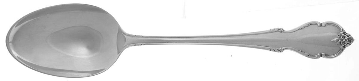 Breton Rose (Sterling, 1954) Tablespoon (Serving Spoon) by International Silver-1