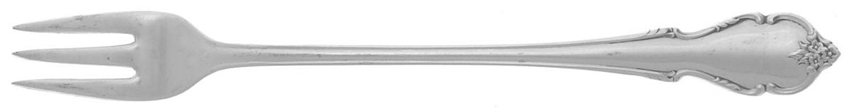Breton Rose (Sterling, 1954) Cocktail/Seafood Fork by International Silver-1