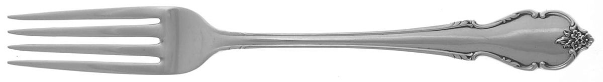 Breton Rose (Sterling, 1954) Fork by International Silver-1