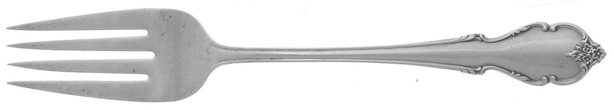 Breton Rose (Sterling, 1954) Individual Salad Fork by International Silver-1
