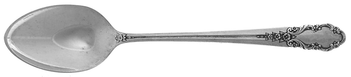 Bridal Veil (Sterling, 1950, No Monograms) Demitasse Spoon by International Silver-1