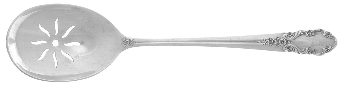Bridal Veil (Sterling, 1950, No Monograms) Large Sugar Sifter by International Silver-1