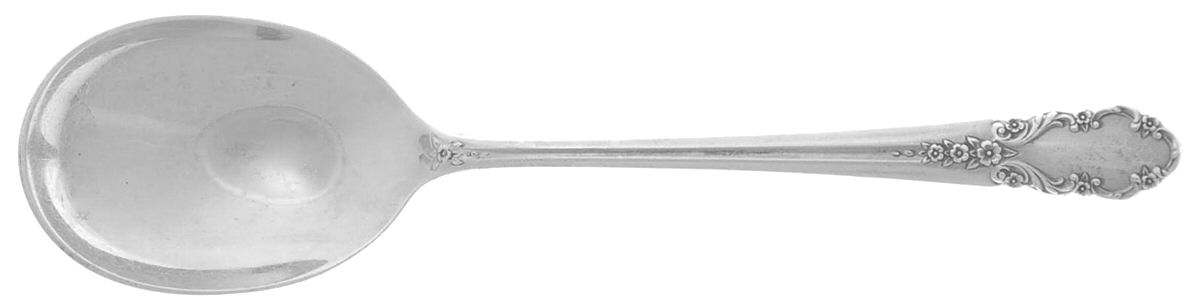 Bridal Veil (Sterling, 1950, No Monograms) Sugar Spoon by International Silver-1