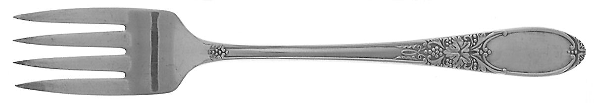 Burgundy-Champagne (Silverplate, 1934) Individual Salad Fork by International Silver-1