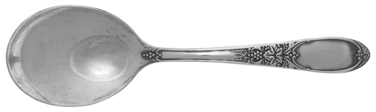 Burgundy-Champagne (Silverplate, 1934) Straight Handle Baby Spoon by International Silver-1