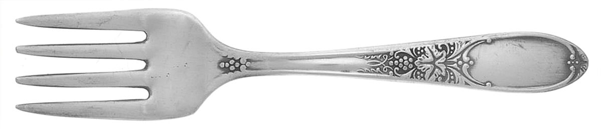 Burgundy-Champagne (Silverplate, 1934) Baby Fork by International Silver-1