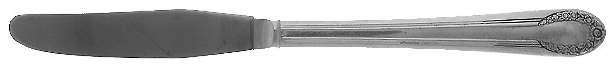 California Blossom (Silverplate, 1941) Pinch Handle Modern Hollow Grille Knife by International Silver-1