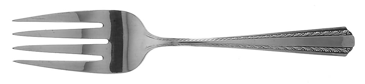 Camelot-Harvest (Silverplate) Small Solid Cold Meat Serving Fork by International Silver-1