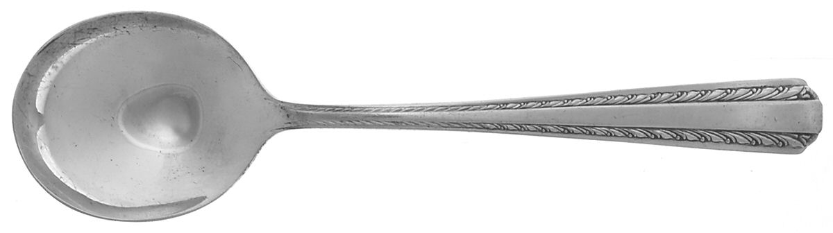 Camelot-Harvest (Silverplate) Round Bowl Soup Spoon (Gumbo) by International Silver-1