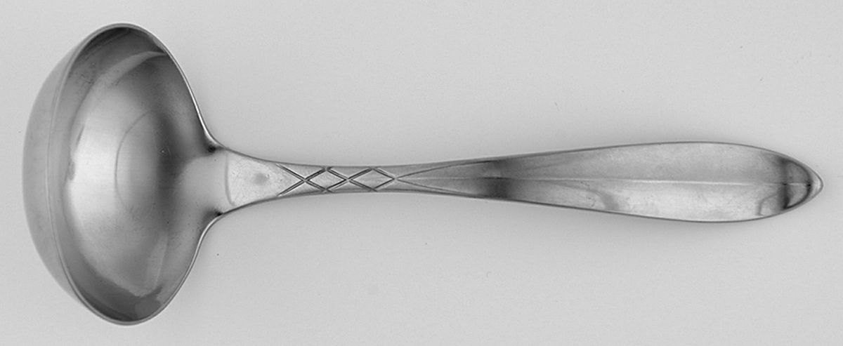 Calypso (Stainless, Lyon) Solid Gravy Ladle by International Silver-1