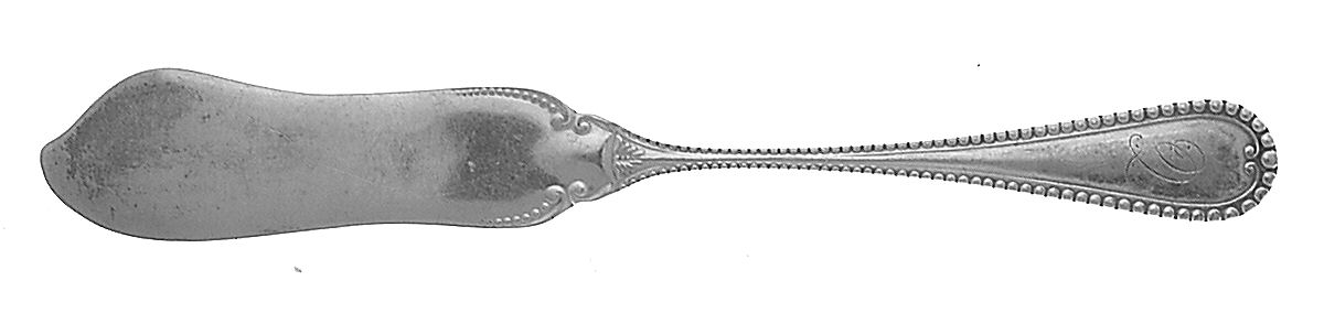 Cambridge (Sterling, 1899) Flat Handle Butter Spreader by International Silver-1