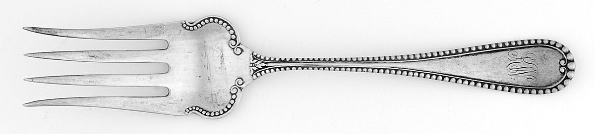 Cambridge (Sterling, 1899) Small Chipped Beef Fork by International Silver-1