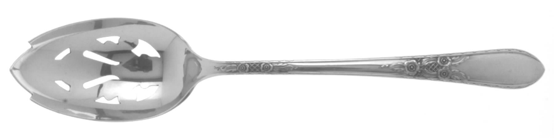 Cameo (Sterling, 1936) Pierced Tablespoon (Serving Spoon) by International Silver-1