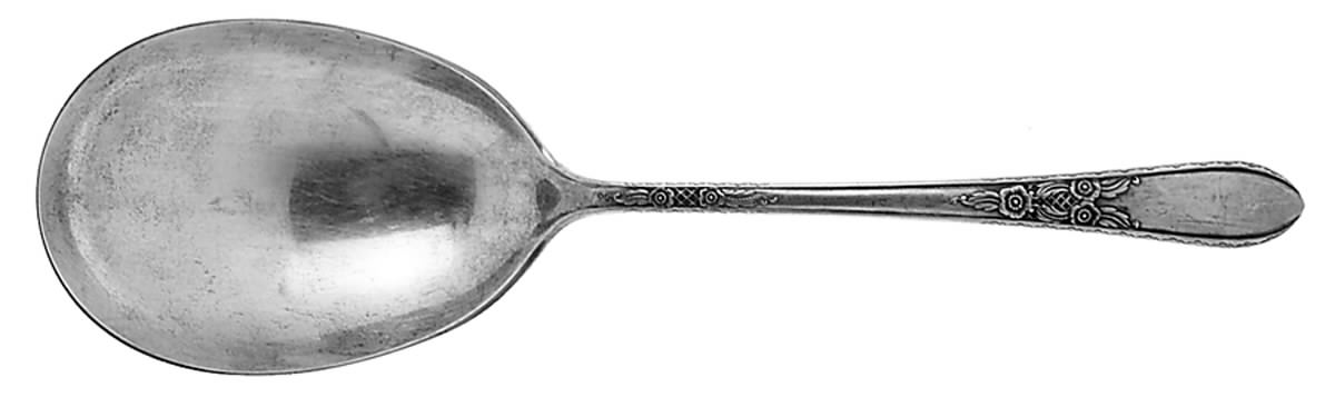 Cameo (Sterling, 1936) Large Solid Berry/Casserole Spoon by International Silver-1