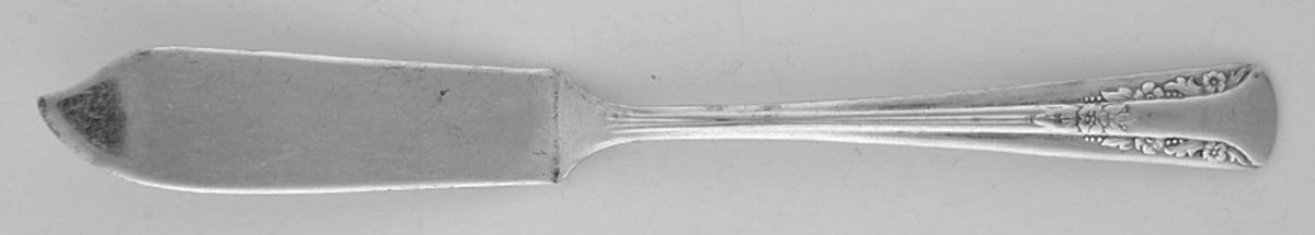 Camelia (Silverplate, 1940) Flat Handle Master Butter Knife by International Silver-1