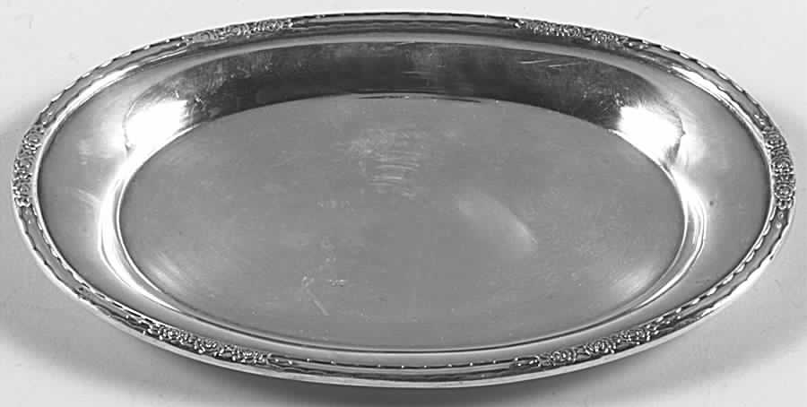 Camille (Silverplate, Hollowware) Silverplate Tray (for Creamer and Sugar Set) by International Silver-1