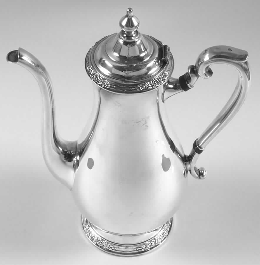 Camille (Silverplate, Hollowware) Silverplate Mini Coffee Pot by International Silver-1