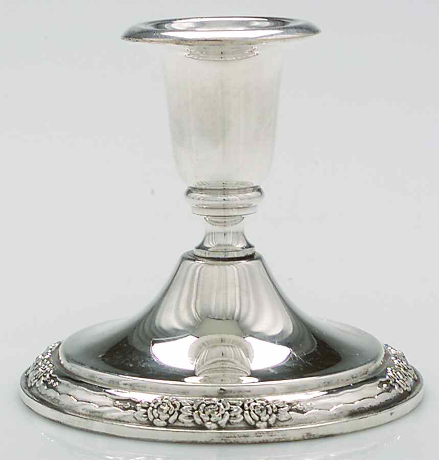 Camille (Silverplate, Hollowware) Plated Console Candleholder by International Silver-1