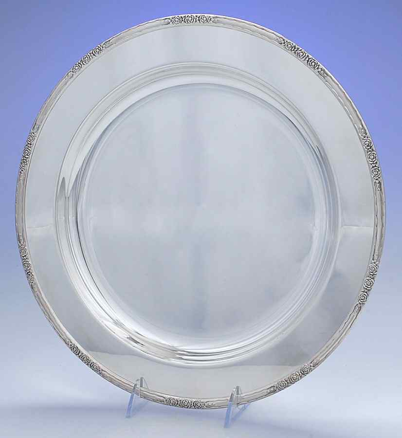 Camille (Silverplate, Hollowware) 13" Round Tray by International Silver-1