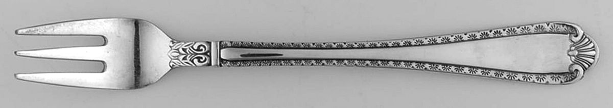 Canfield (Silverplate, 1985) Cocktail/Seafood Fork by International Silver-1