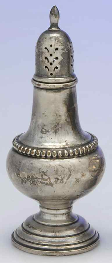 Candlewick (Sterling, Hollowware) Weighted Pepper Shaker by International Silver-1