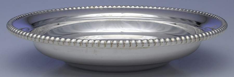 Candlewick (Sterling, Hollowware) Sterling Round Vegetable by International Silver-1