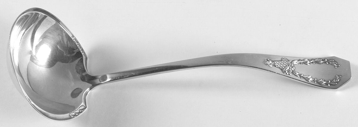 Carolina (Silverplate, 1914) Oyster Ladle Solid Piece by International Silver-1