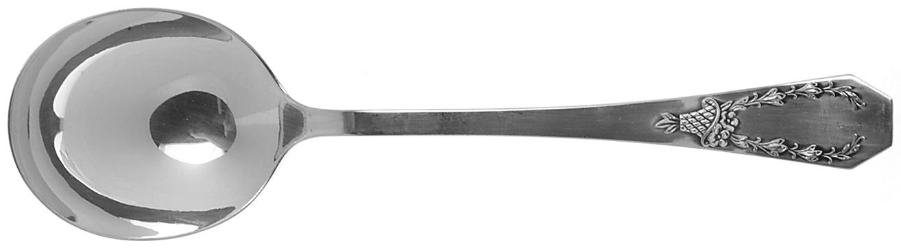 Carolina (Silverplate, 1914) Round Bowl Soup Spoon (Gumbo) by International Silver-1
