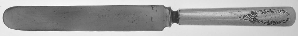 Carolina (Silverplate, 1914) Blunt Solid Knife by International Silver-1