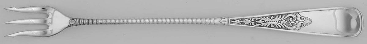 Cardinal (Silverplate, 1887) Long Handle Pickle/Olive Fork by International Silver-1