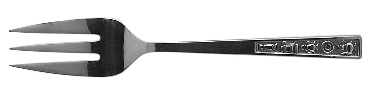 Century House (Stainless) Medium Solid Cold Meat Serving Fork by International Silver-1