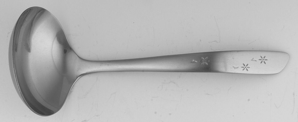 Celestial (Stainless) Solid Gravy Ladle by International Silver-1