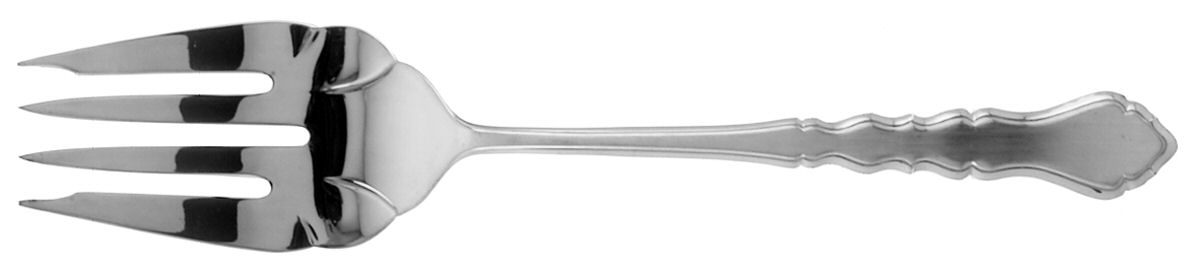 Centennial (Silverplate, 1972) Large Solid Cold Meat Serving Fork by International Silver-1